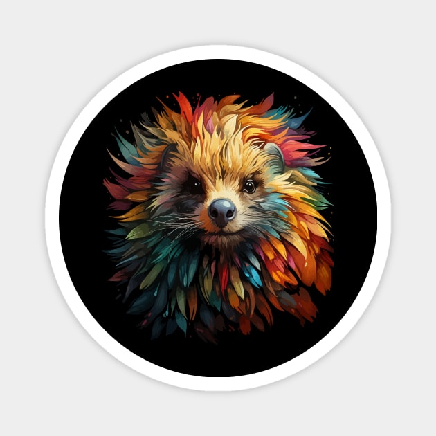 Porcupine Rainbow Magnet by JH Mart